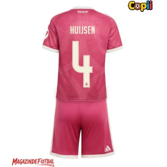 Real Madrid Dean Huijsen #4 Echipament de Fotbal Replică 2026-27 Copii Treilea (+ Șorturi)